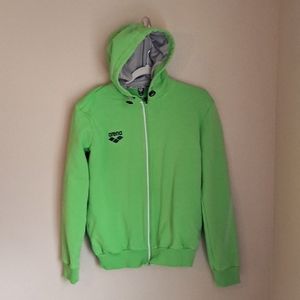 Women's arena Team Line Green Hoodie Size L